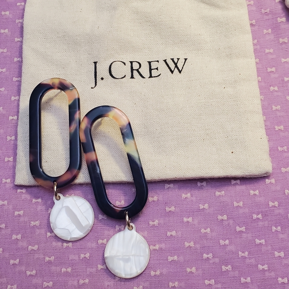 Jcrew tortoise earrings